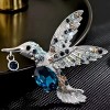 broche oiseau skya bleue