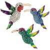 broche colibri méloé avec strass