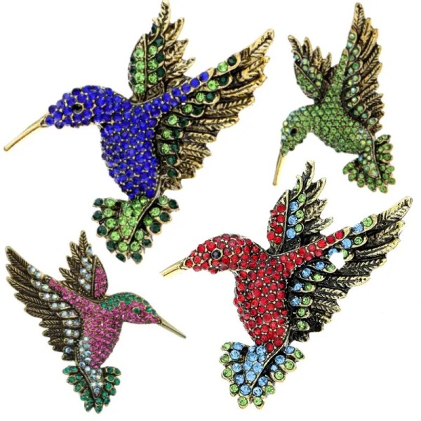bijou colibri celka avec strass
