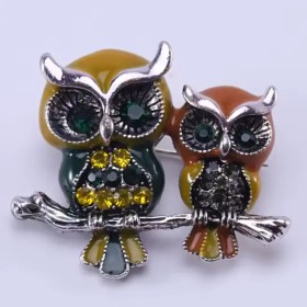 bijou chouette lark strass