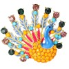 broche paon kani émaillée