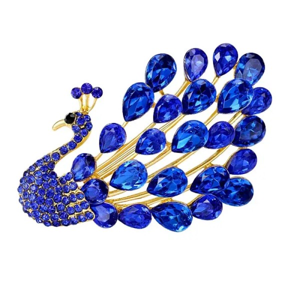 broche oiseau bleu elaris
