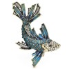 broche bleue ondine