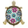 broche tortue skelda avec perles