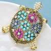 broche perles skelda vintage