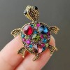 bijou tortue kira avec cristaux