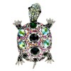 broche tortue "tilly" avec strass