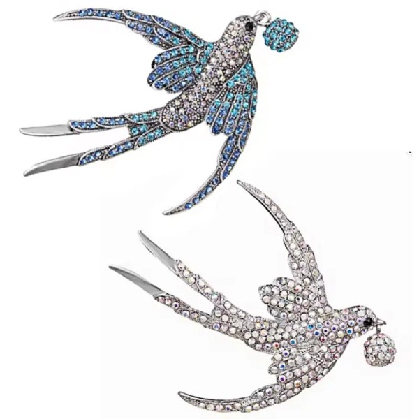 broche hirondelle isandre 2 variantes
