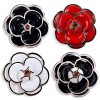 broche camélia mirel en émail