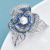 broche vintage elsa avec perle centrale