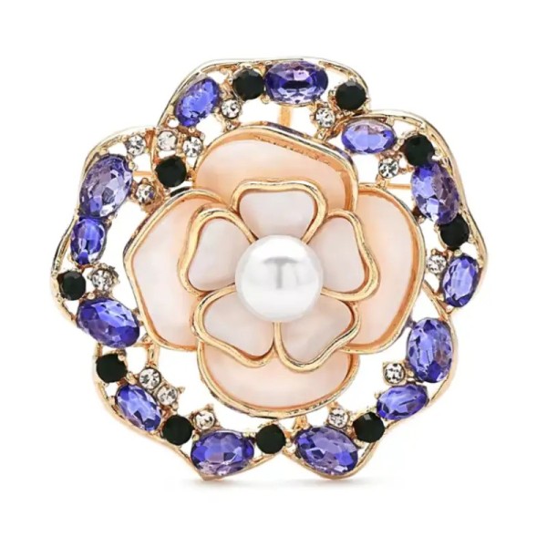 broche baroque beth dorée