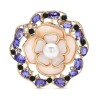 broche baroque beth dorée