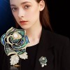 Broche Fleur Rose Aurex | Bijou Femme Effet Coquillage d'Ormeau