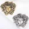 broche mythologique gorgona patine vieillie