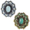 broche vintage runa avec cristaux