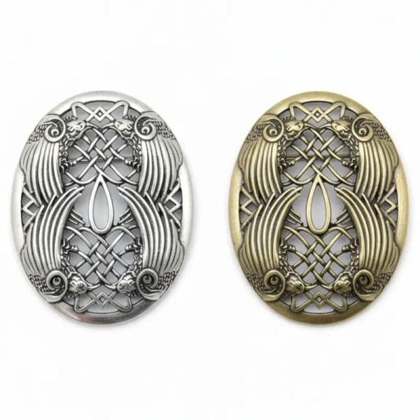 broche odin style vintage avec entrelacs