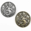 broche jormung style vintage avec serpent
