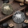 broche drakkar style vintage