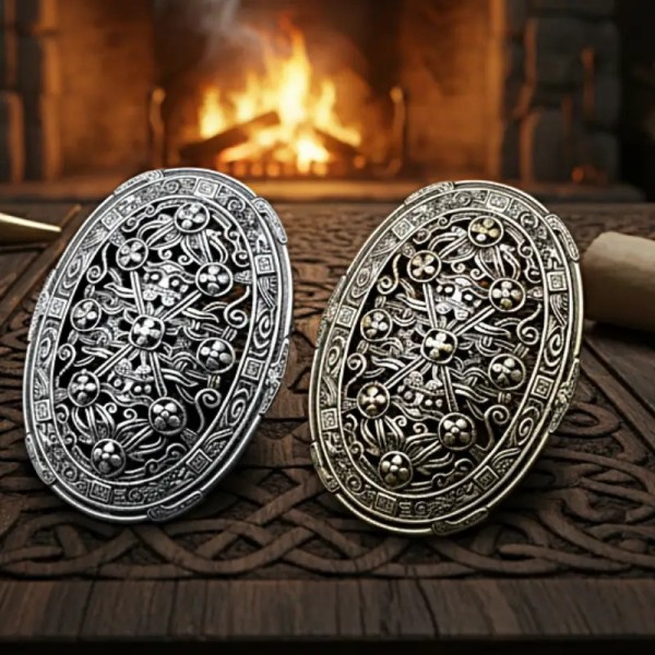 broche lagertha style vintage esprit nordique