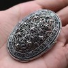 broche argentée lagertha style viking