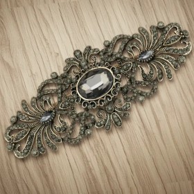 broche vintage belladona volutes