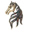 broche royale bucéphale en forme de tête de cheval