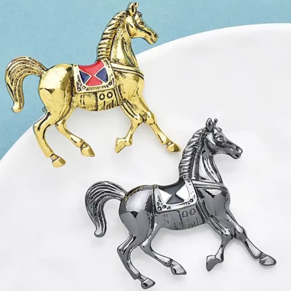 broche vintage galahad avec émail
