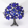 broche arbre de vie bleu arborea