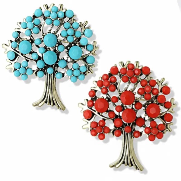 broche arbre de vie pomona 2 couleurs