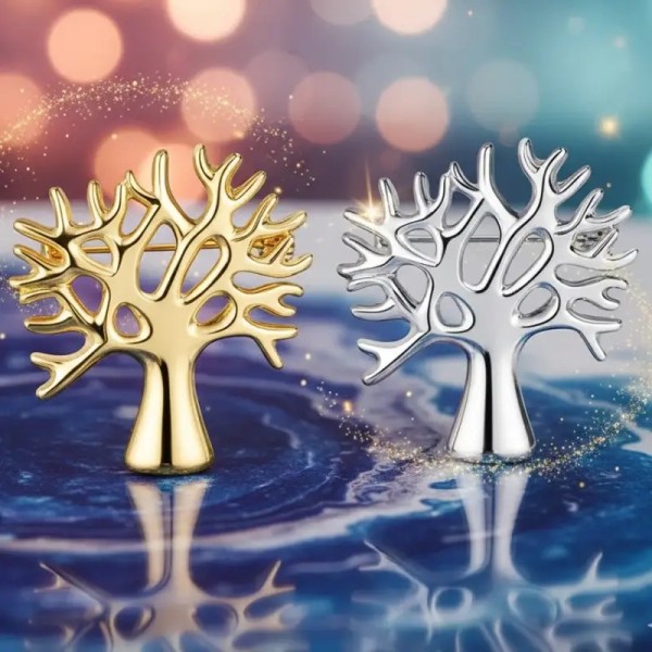 broche moderne coralia