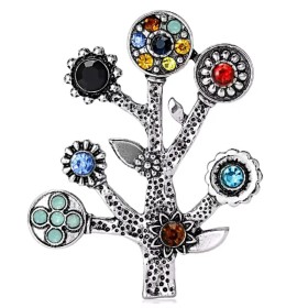 broche arbre de vie klimt avec strass