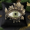 Broche Oeil Reptilien | Bijou Surréaliste & Art Nouveau