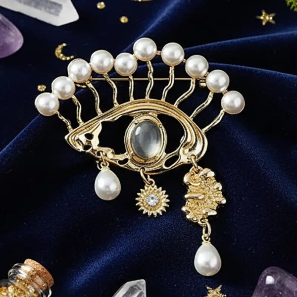 broche vintage marquise