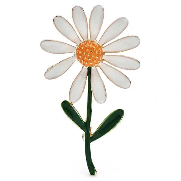 broche fleur marguerite bellis