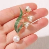 broche mariage fleur apolline émaillée