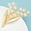 broche mariage fleur aurore