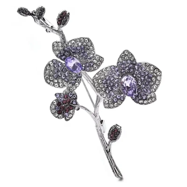 broche fleur orchidée olympia