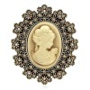 broche vintage serenis strass