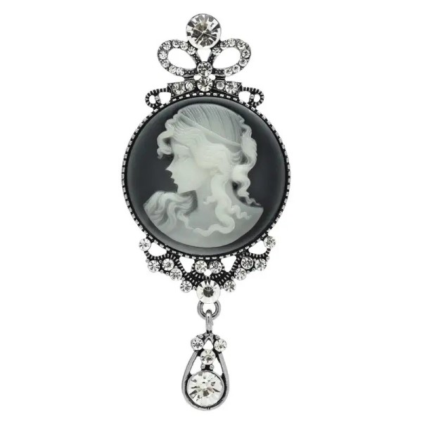 broche vintage aurelia avec strass