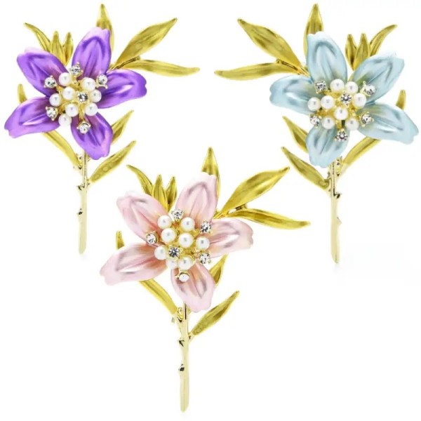 broche fleur de lys edelis