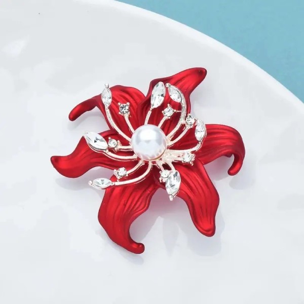 broche fleur mariage stargazer