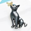broche chat noir lurian avec papillon
