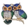broche hibou whisper émaillée